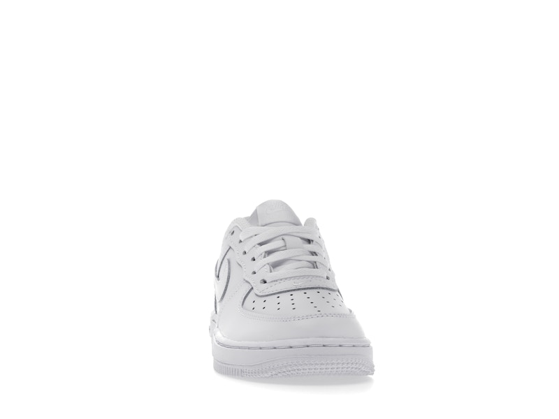 Nike Air Force 1 Low LE Triple White (PS) - image 9