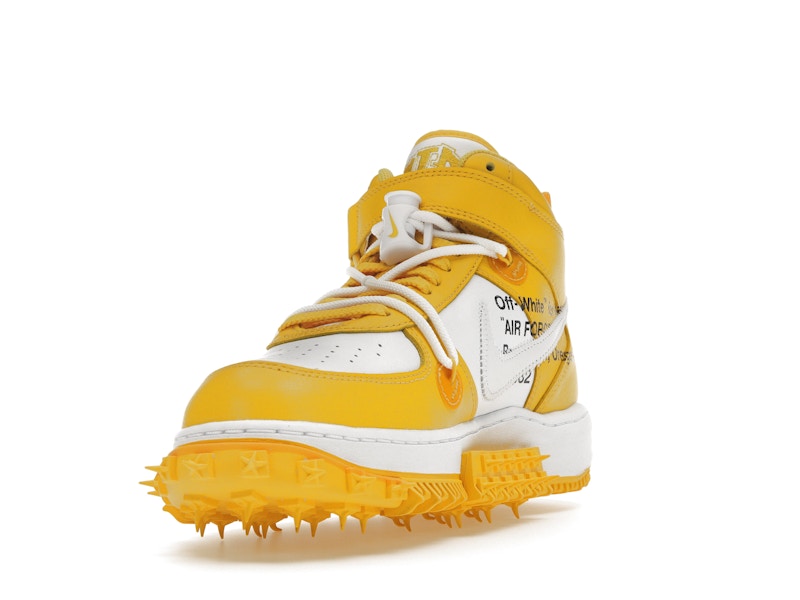Nike Air Force 1 Mid SP Off-White Varsity Maize - image 13