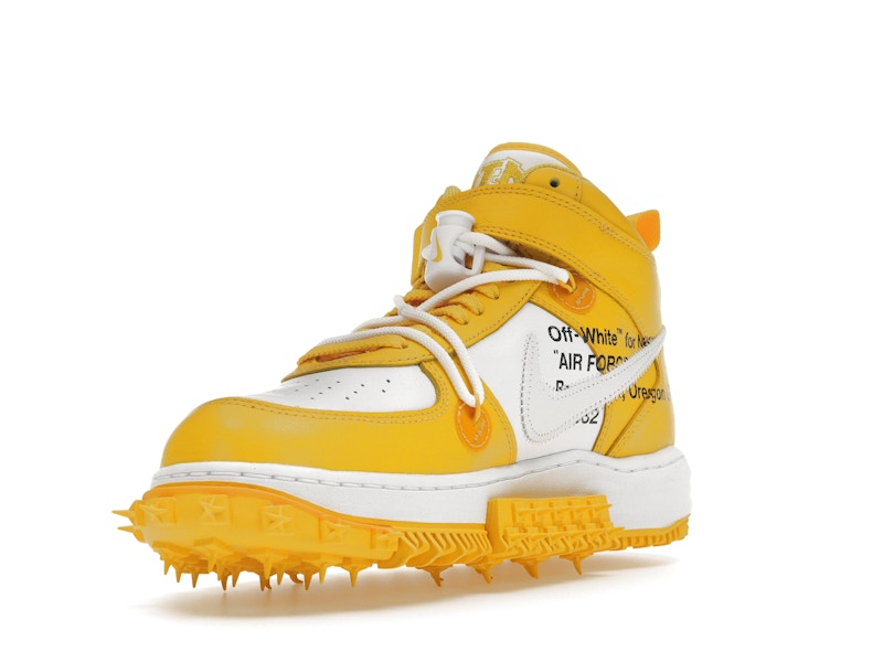 Nike Air Force 1 Mid SP Off-White Varsity Maize - image 14
