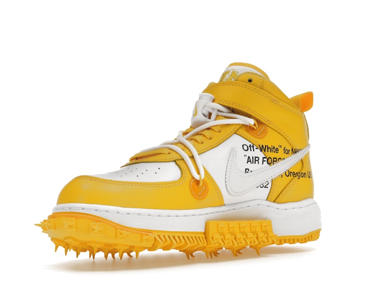 Nike Air Force 1 Mid SP Off-White Varsity Maize - image 15