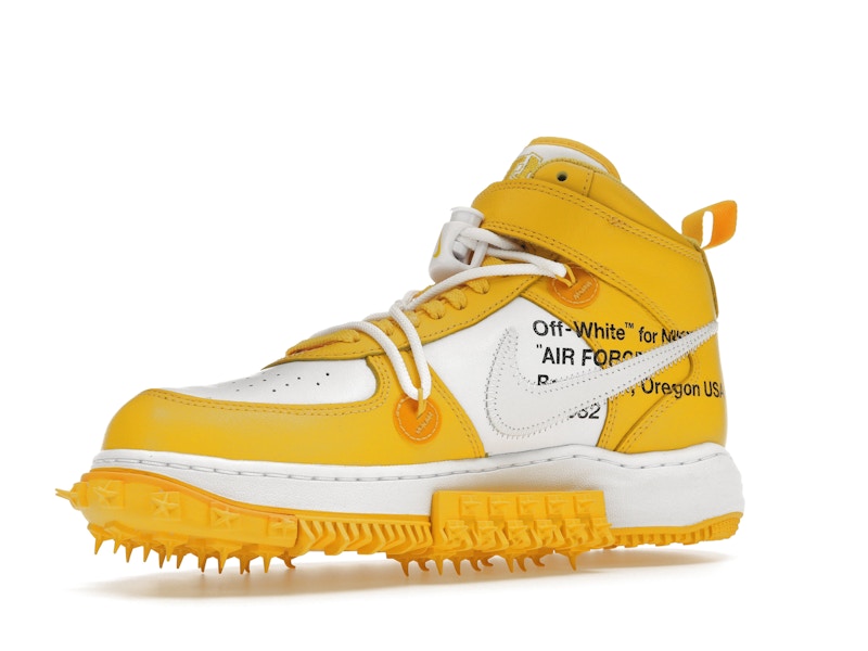 Nike Air Force 1 Mid SP Off-White Varsity Maize - image 16