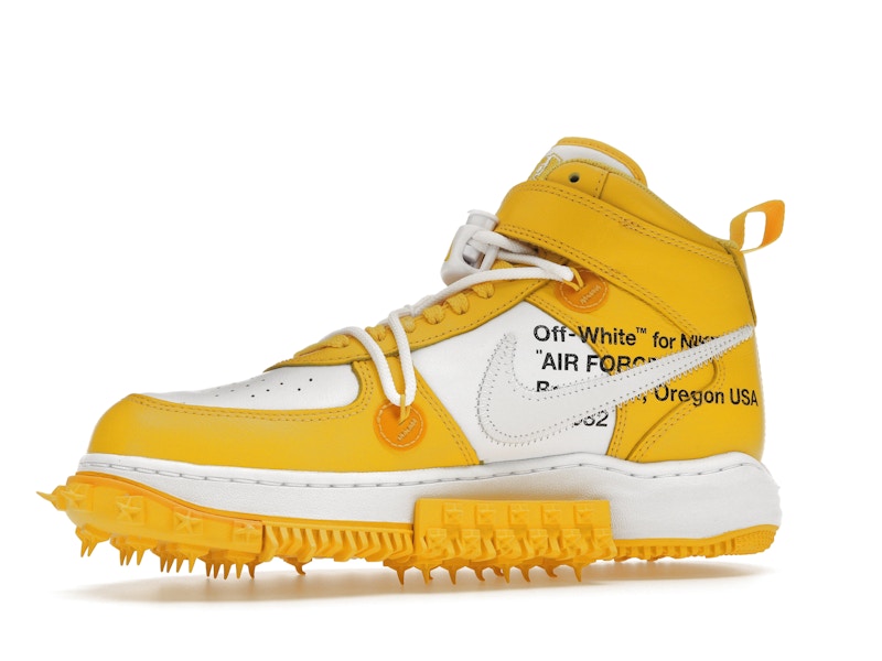 Nike Air Force 1 Mid SP Off-White Varsity Maize - image 17