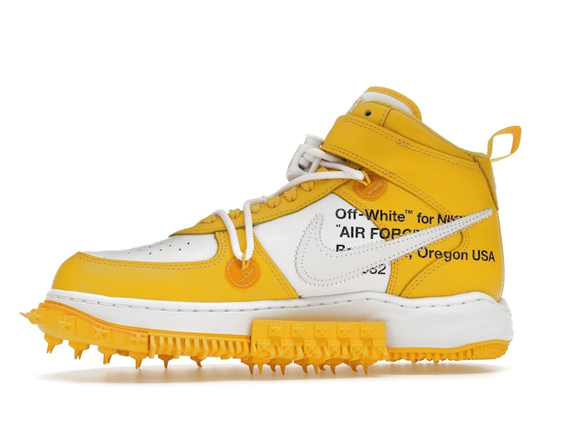 Nike Air Force 1 Mid SP Off-White Varsity Maize - image 18