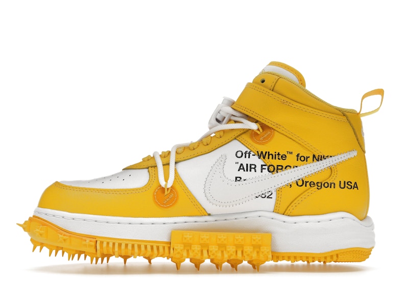 Nike Air Force 1 Mid SP Off-White Varsity Maize - image 19