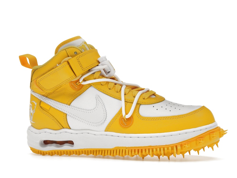 Nike Air Force 1 Mid SP Off-White Varsity Maize - image 3