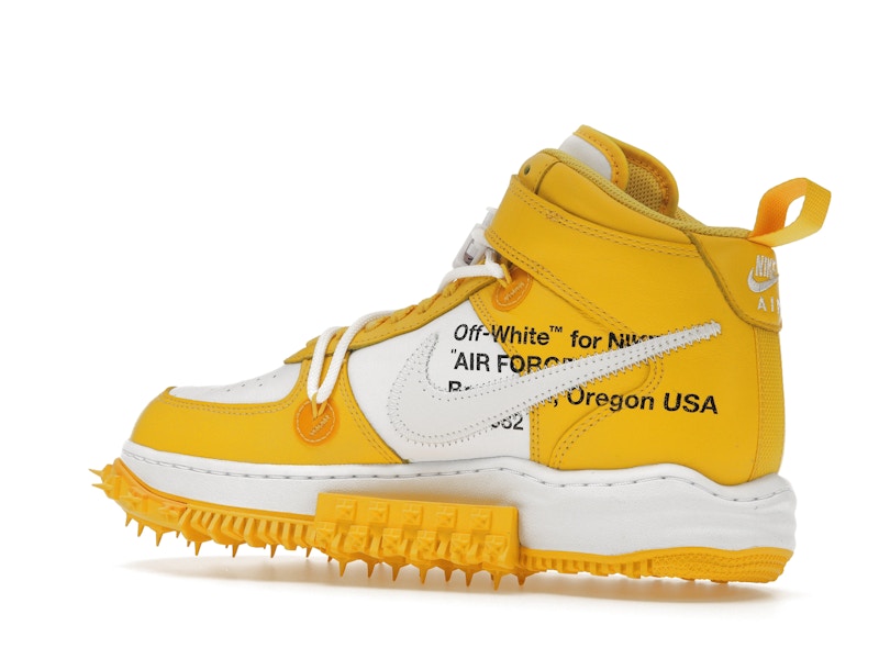 Nike Air Force 1 Mid SP Off-White Varsity Maize - image 22