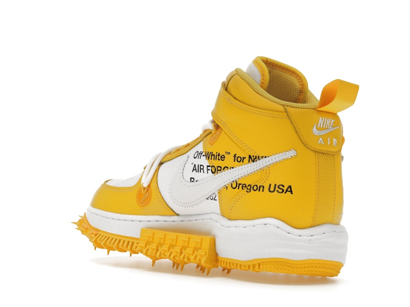 Nike Air Force 1 Mid SP Off-White Varsity Maize - image 24