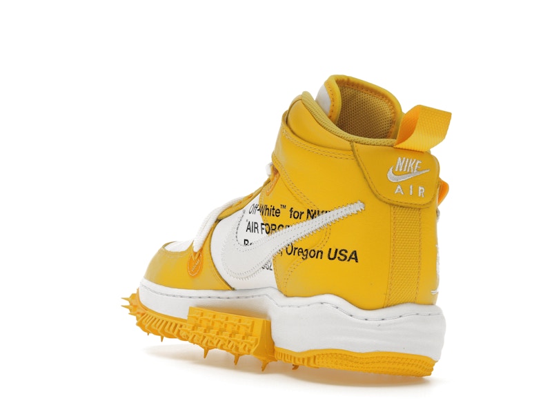 Nike Air Force 1 Mid SP Off-White Varsity Maize - image 25