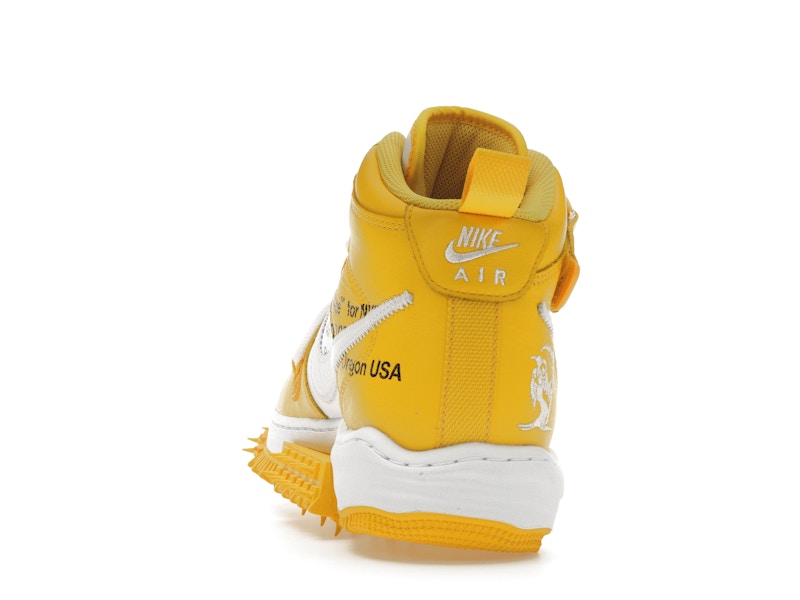 Nike Air Force 1 Mid SP Off-White Varsity Maize - image 27