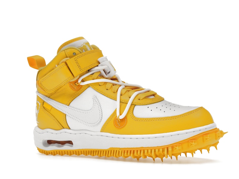 Nike Air Force 1 Mid SP Off-White Varsity Maize - image 4