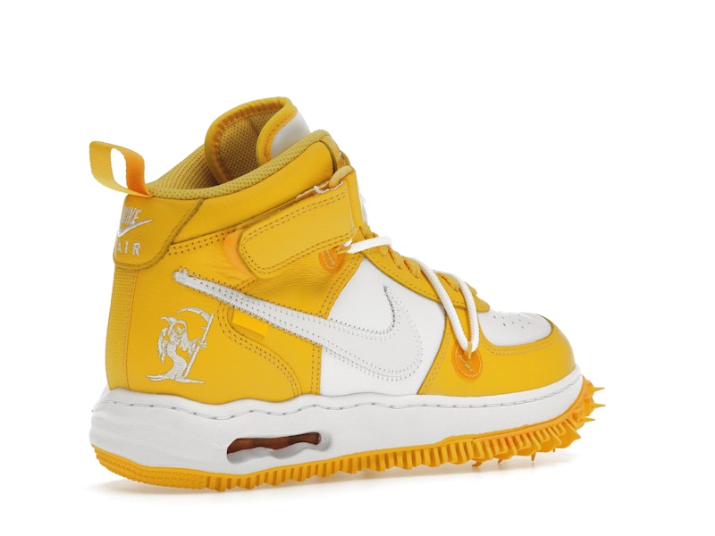 Nike Air Force 1 Mid SP Off-White Varsity Maize - image 33