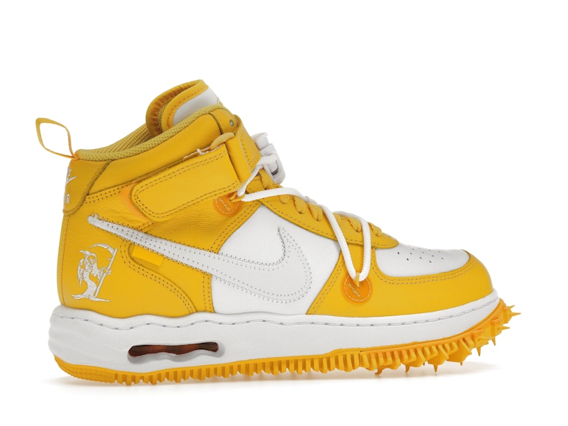 Nike Air Force 1 Mid SP Off-White Varsity Maize - image 35