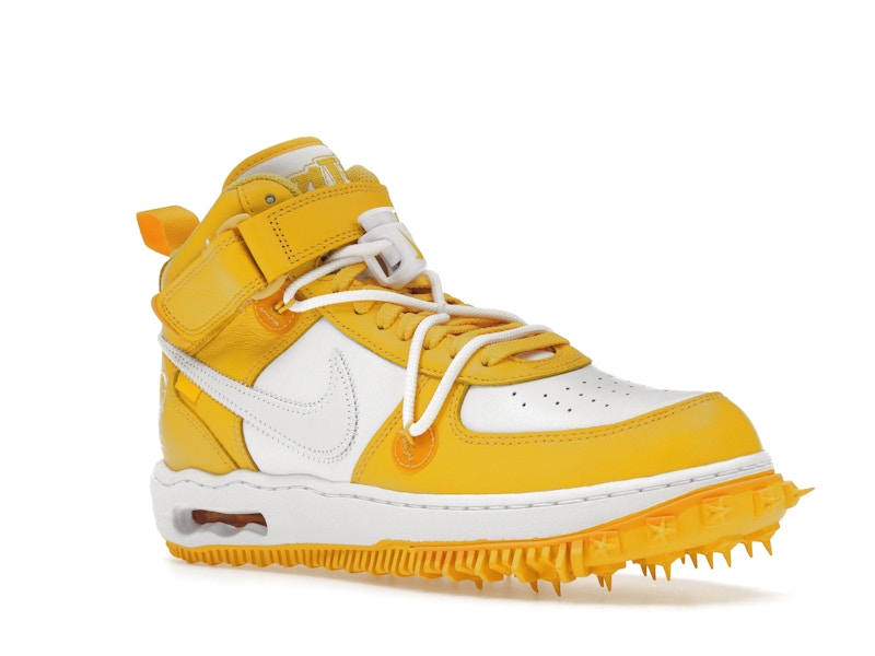 Nike Air Force 1 Mid SP Off-White Varsity Maize - image 5