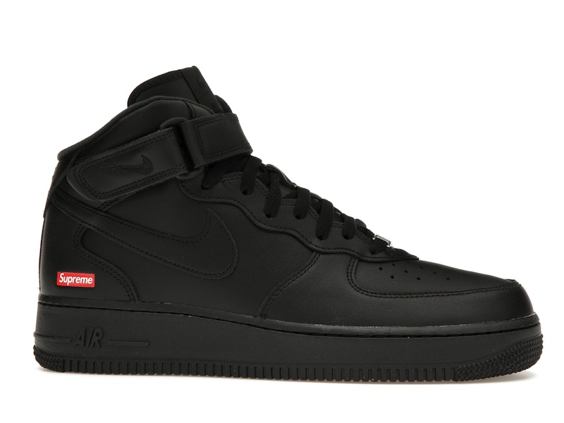 Nike Air Force 1 Mid Supreme Black - image 2