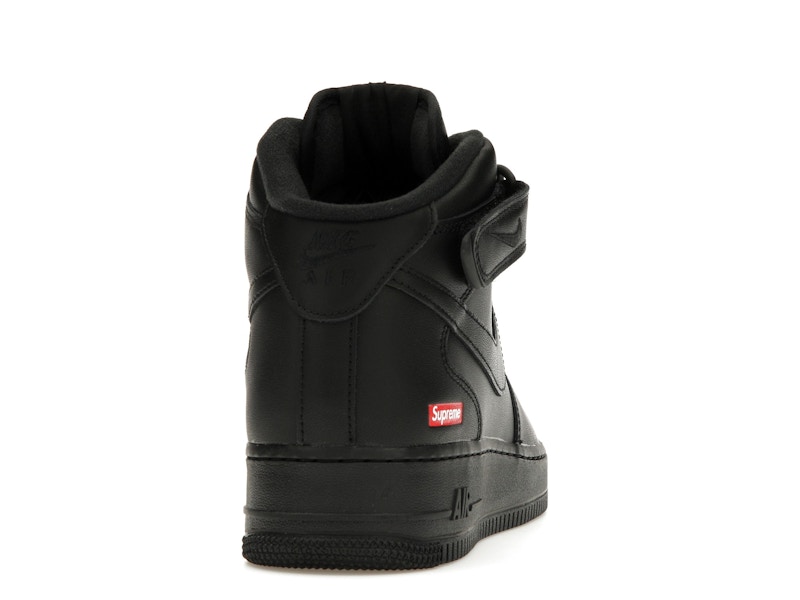 Nike Air Force 1 Mid Supreme Black - image 29