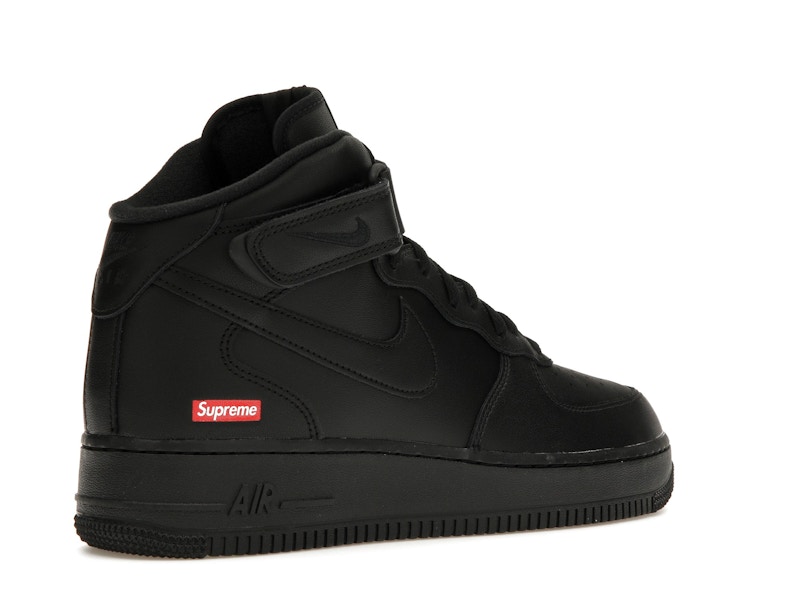 Nike Air Force 1 Mid Supreme Black - image 33