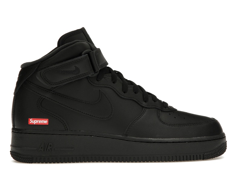 Nike Air Force 1 Mid Supreme Black - image 36