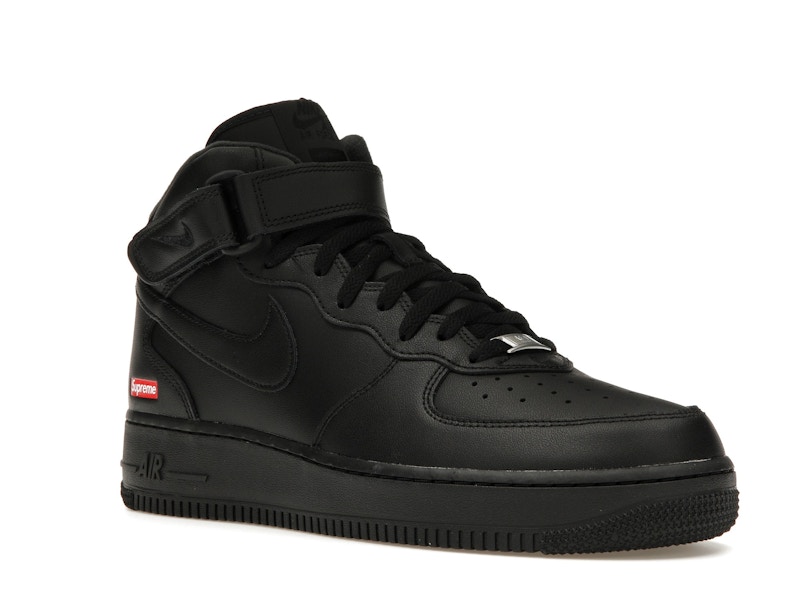 Nike Air Force 1 Mid Supreme Black - image 5