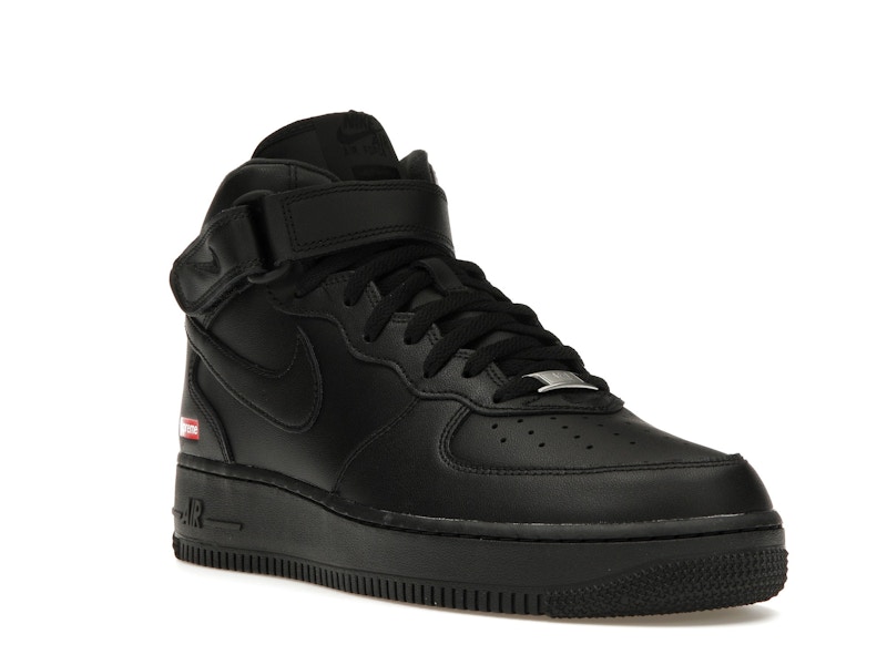 Nike Air Force 1 Mid Supreme Black - image 6
