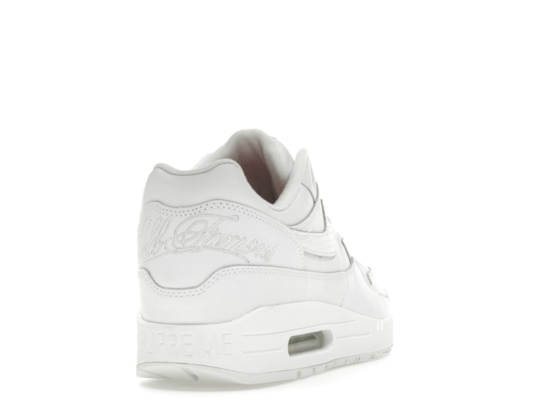 Nike Air Max 1 '87 SP Supreme Triple White - image 30