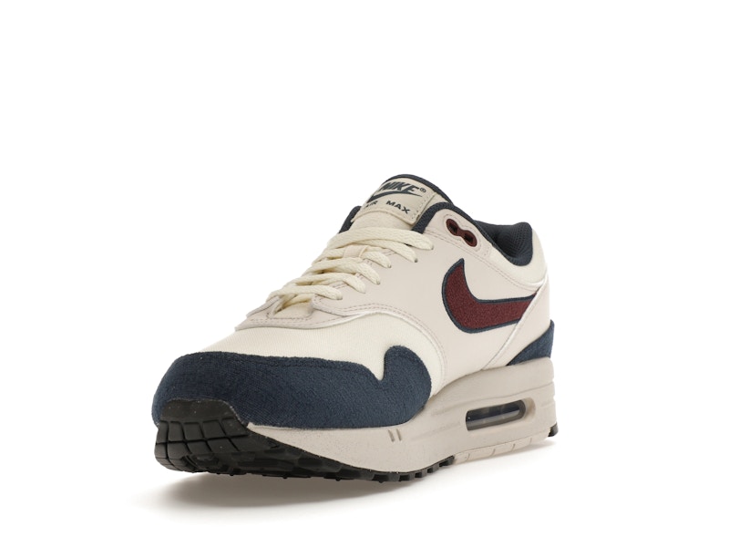 Nike Air Max 1 Coconut Milk Burgundy Crush Navy - image 13
