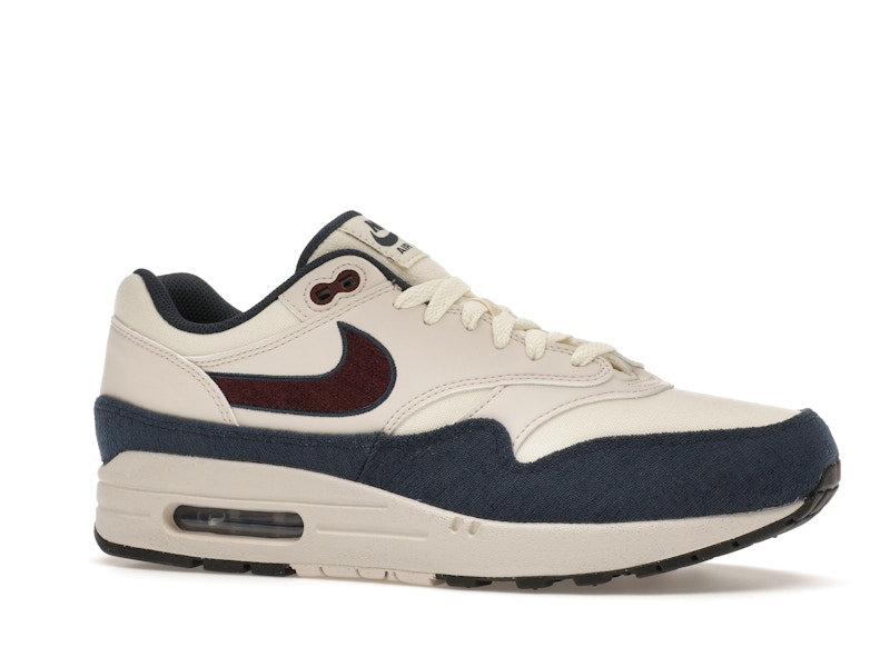 Nike Air Max 1 Coconut Milk Burgundy Crush Navy - image 3