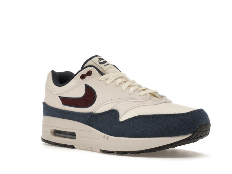 Nike Air Max 1 Coconut Milk Burgundy Crush Navy - image 5