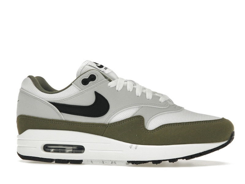 Nike Air Max 1 White Black Medium Olive - image 2