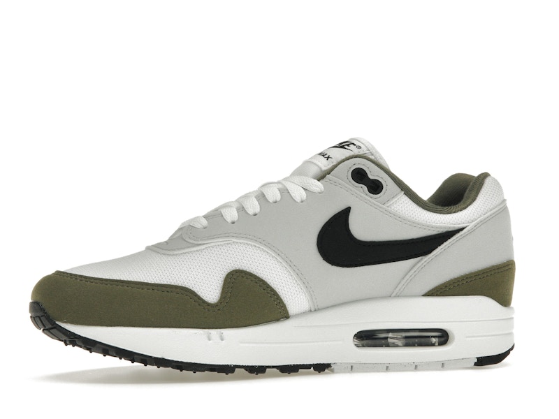 Nike Air Max 1 White Black Medium Olive - image 17