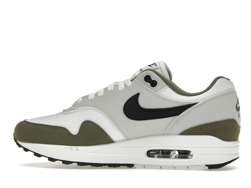 Nike Air Max 1 White Black Medium Olive - image 20