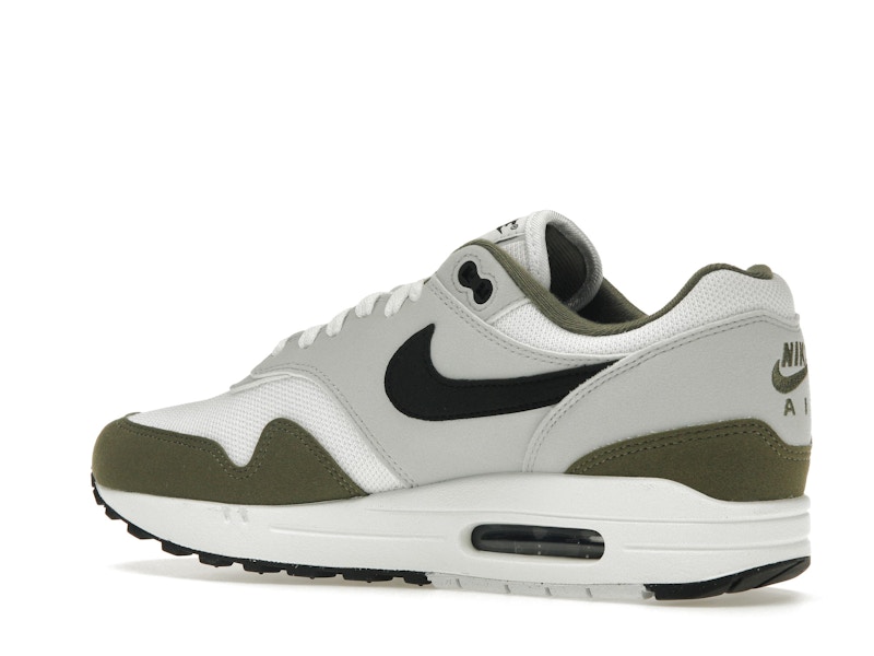 Nike Air Max 1 White Black Medium Olive - image 22