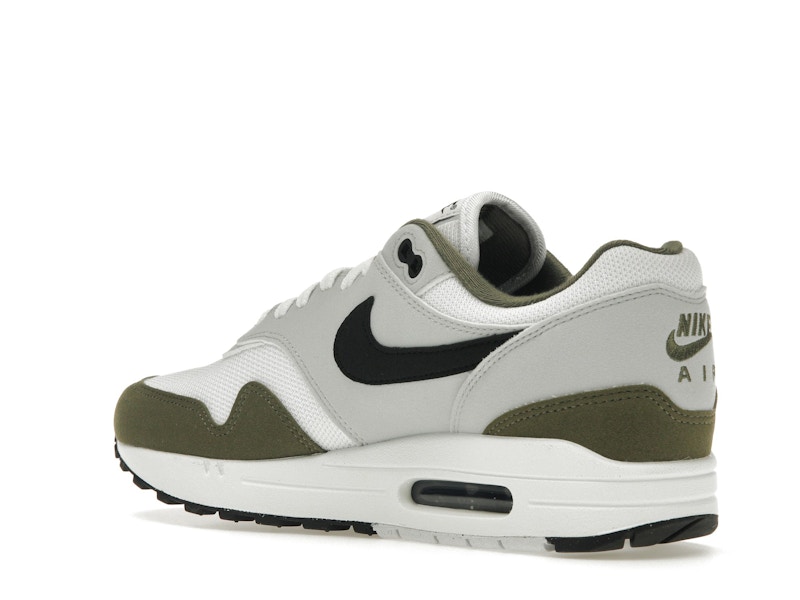 Nike Air Max 1 White Black Medium Olive - image 23