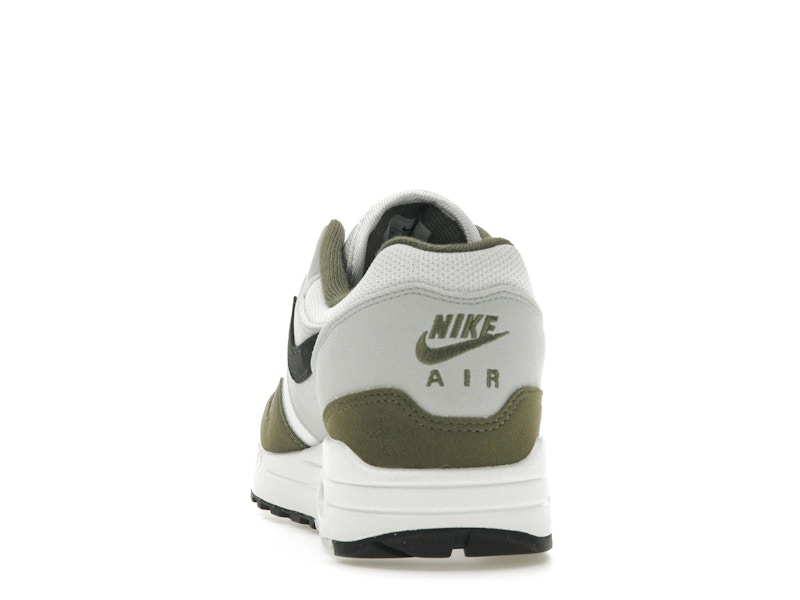 Nike Air Max 1 White Black Medium Olive - image 27