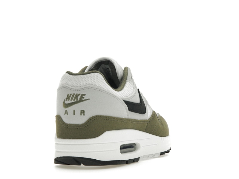 Nike Air Max 1 White Black Medium Olive - image 30