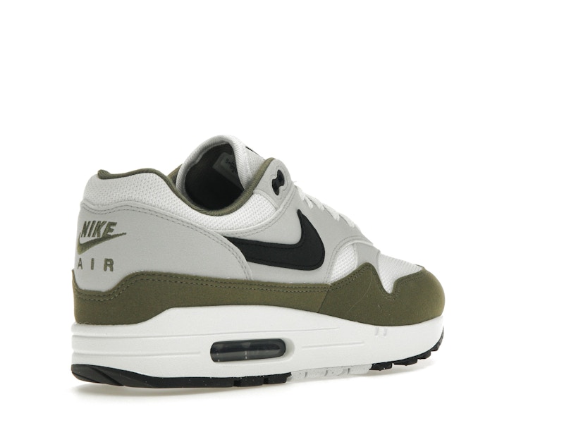 Nike Air Max 1 White Black Medium Olive - image 32