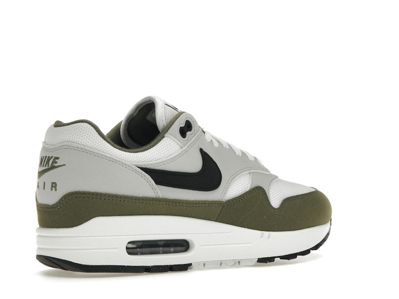 Nike Air Max 1 White Black Medium Olive - image 33