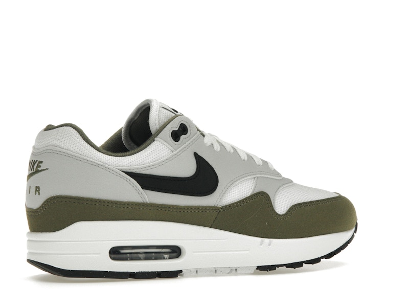 Nike Air Max 1 White Black Medium Olive - image 34