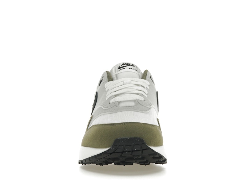 Nike Air Max 1 White Black Medium Olive - image 10