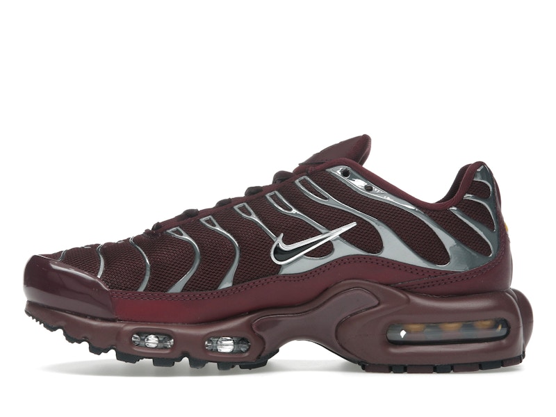 Nike Air Max Plus SE Night Maroon Metallic Silver (Women's) - image 19