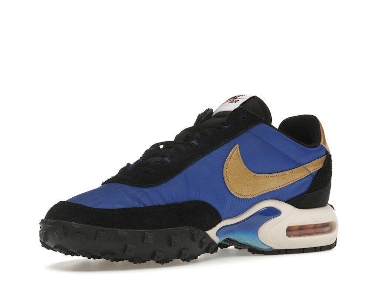 Nike Air Max Waffle Racer SP Hyper Blue Metallic Gold - image 15