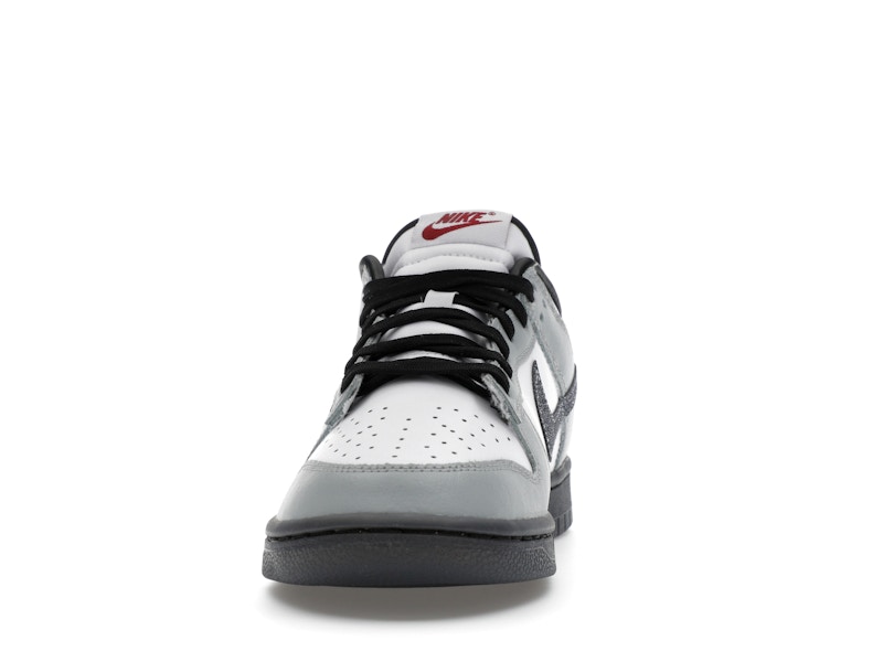 Nike Dunk Low LX Glitter Swoosh White Light Smoke Grey (Women's) - image 11