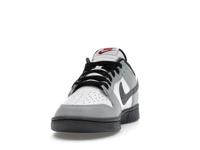 Nike Dunk Low LX Glitter Swoosh White Light Smoke Grey (Women's) - image 12