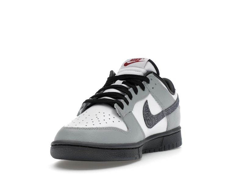 Nike Dunk Low LX Glitter Swoosh White Light Smoke Grey (Women's) - image 13