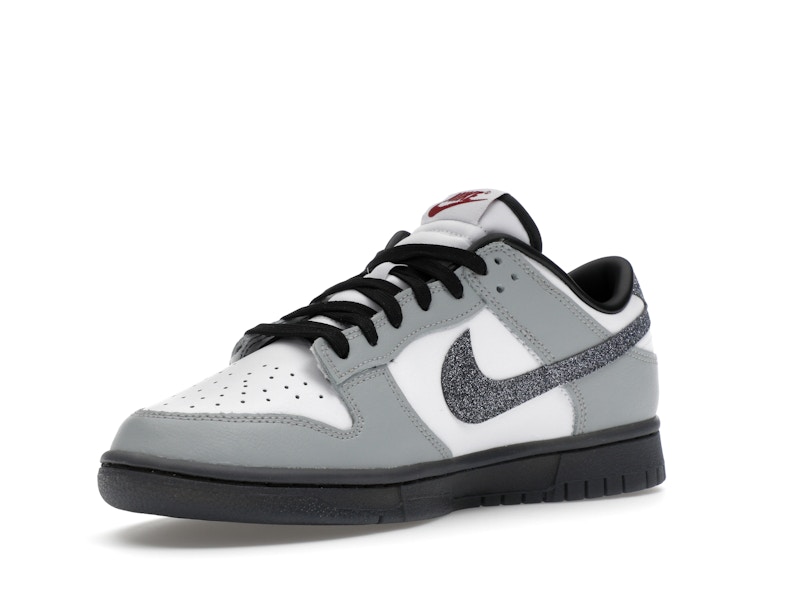 Nike Dunk Low LX Glitter Swoosh White Light Smoke Grey (Women's) - image 15