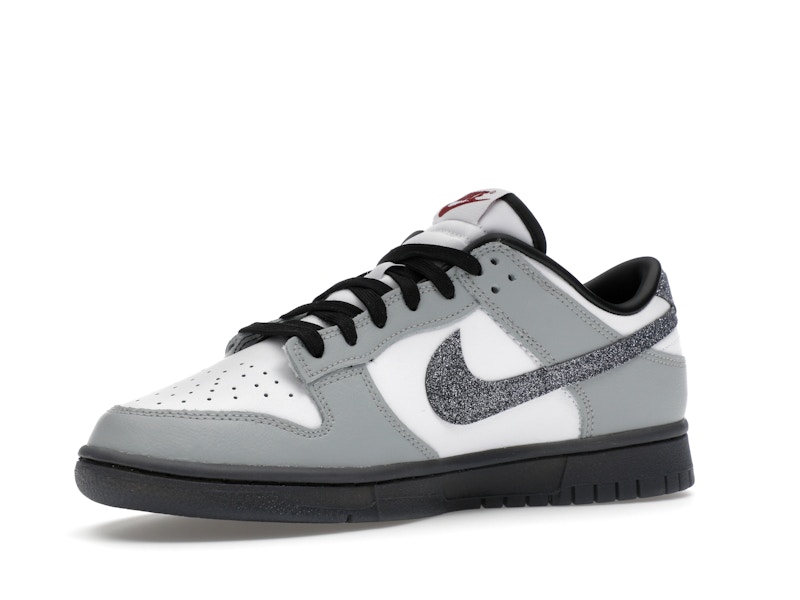 Nike Dunk Low LX Glitter Swoosh White Light Smoke Grey (Women's) - image 16