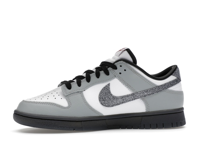 Nike Dunk Low LX Glitter Swoosh White Light Smoke Grey (Women's) - image 18