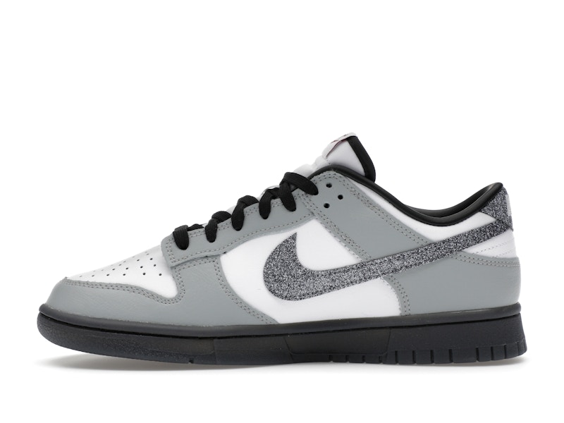 Nike Dunk Low LX Glitter Swoosh White Light Smoke Grey (Women's) - image 19
