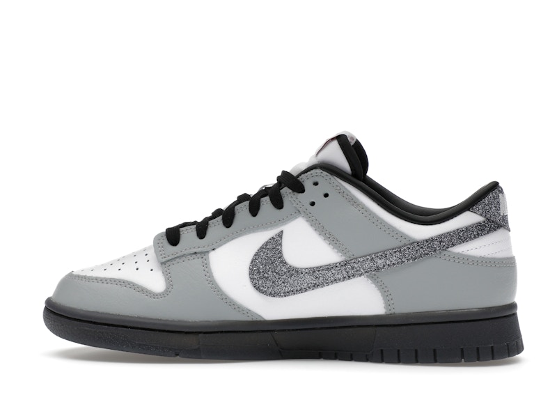 Nike Dunk Low LX Glitter Swoosh White Light Smoke Grey (Women's) - image 20