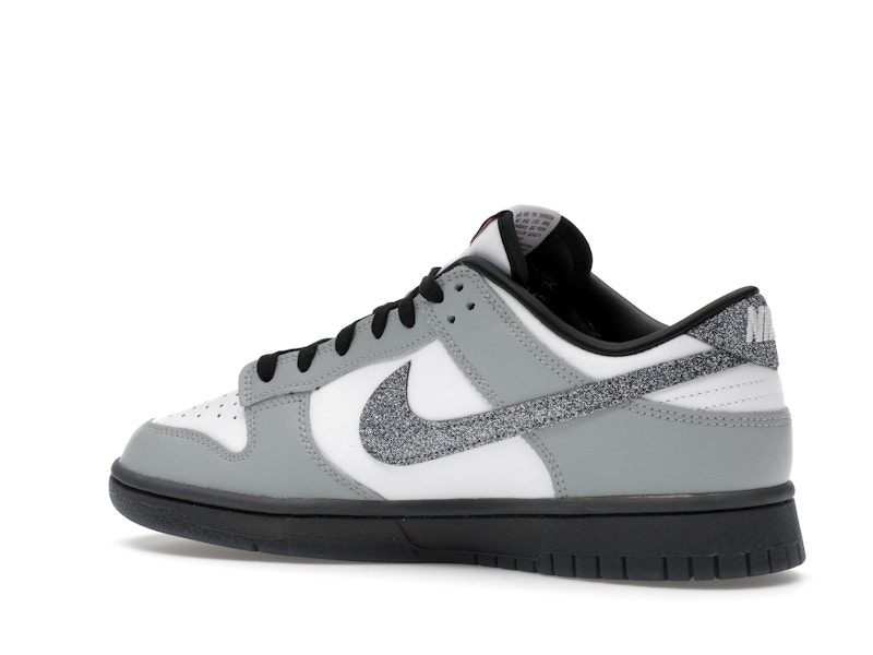 Nike Dunk Low LX Glitter Swoosh White Light Smoke Grey (Women's) - image 22