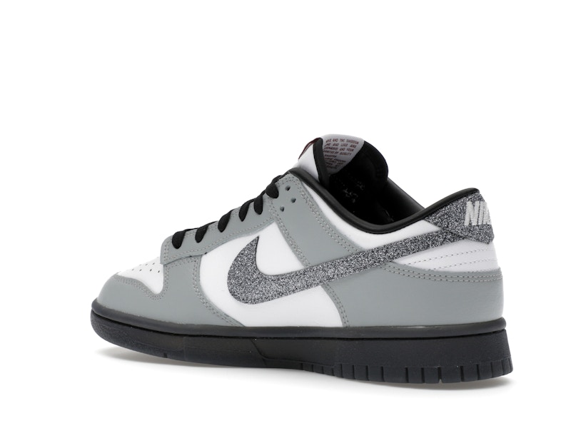 Nike Dunk Low LX Glitter Swoosh White Light Smoke Grey (Women's) - image 23